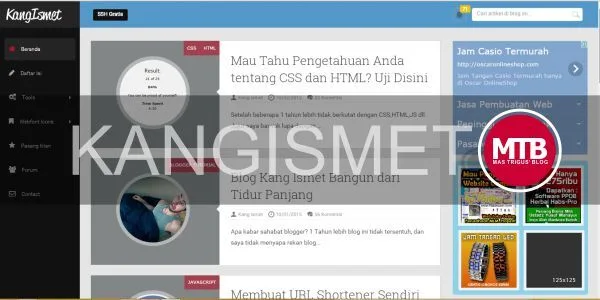 Welcome Back Kang Ismet, mastrigus.com Siap Berguru Kepada mu