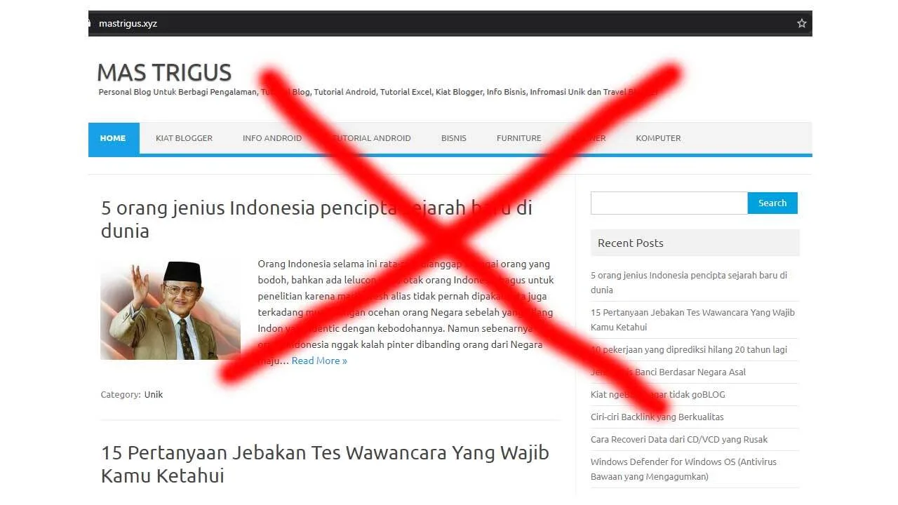 Demi Tuhan, Blog Ini Bukan Milik Mastrigus.com