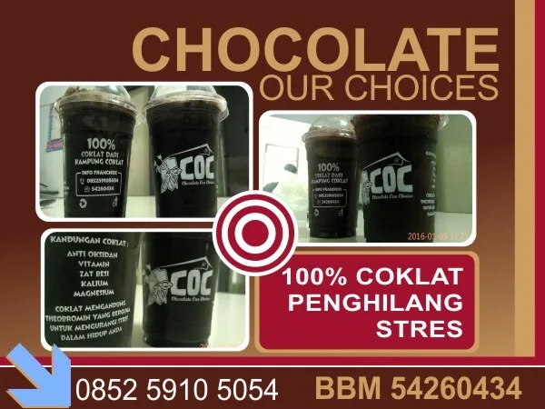 KHUSUS AREA TRENGGALEK! Bisnis COC yuk, Cokelat Nikmat yang Bakal Memberimu Banyak Keuntungan