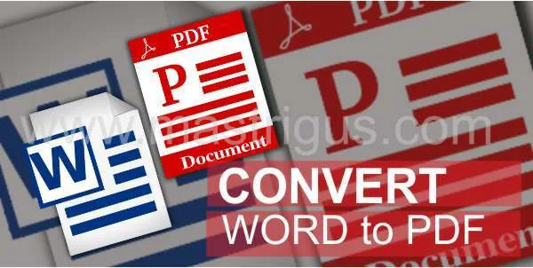 Cara Convert Microsoft Word 2013 to PDF
