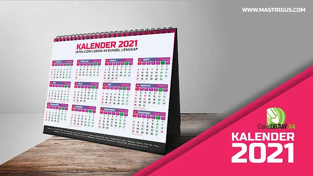 Download Desain Kalender 2021 Lengkap CDR : Jawa-Hijriah-Masehi