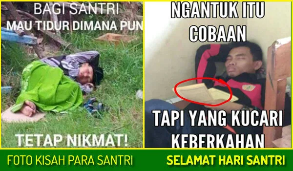 Selamat Hari Santri: Kumpulan Gambar Kenangan Lucu Santri
