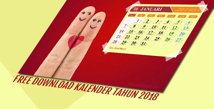 Free Download Kalender Tahun 2018 Wallpaper HD