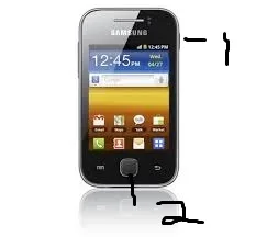 Cara Screenshot Galaxy Young Tanpa Aplikasi
