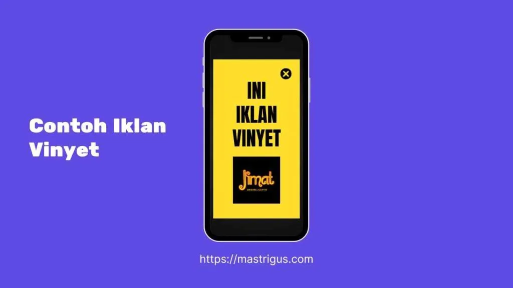 contoh iklan vinyet