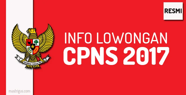 Info Lowongan CPNS Tahun 2017