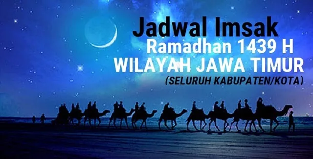 Jadwal Imsak Ramadhan 2018 (1439H) Wilayah Jawa Timur
