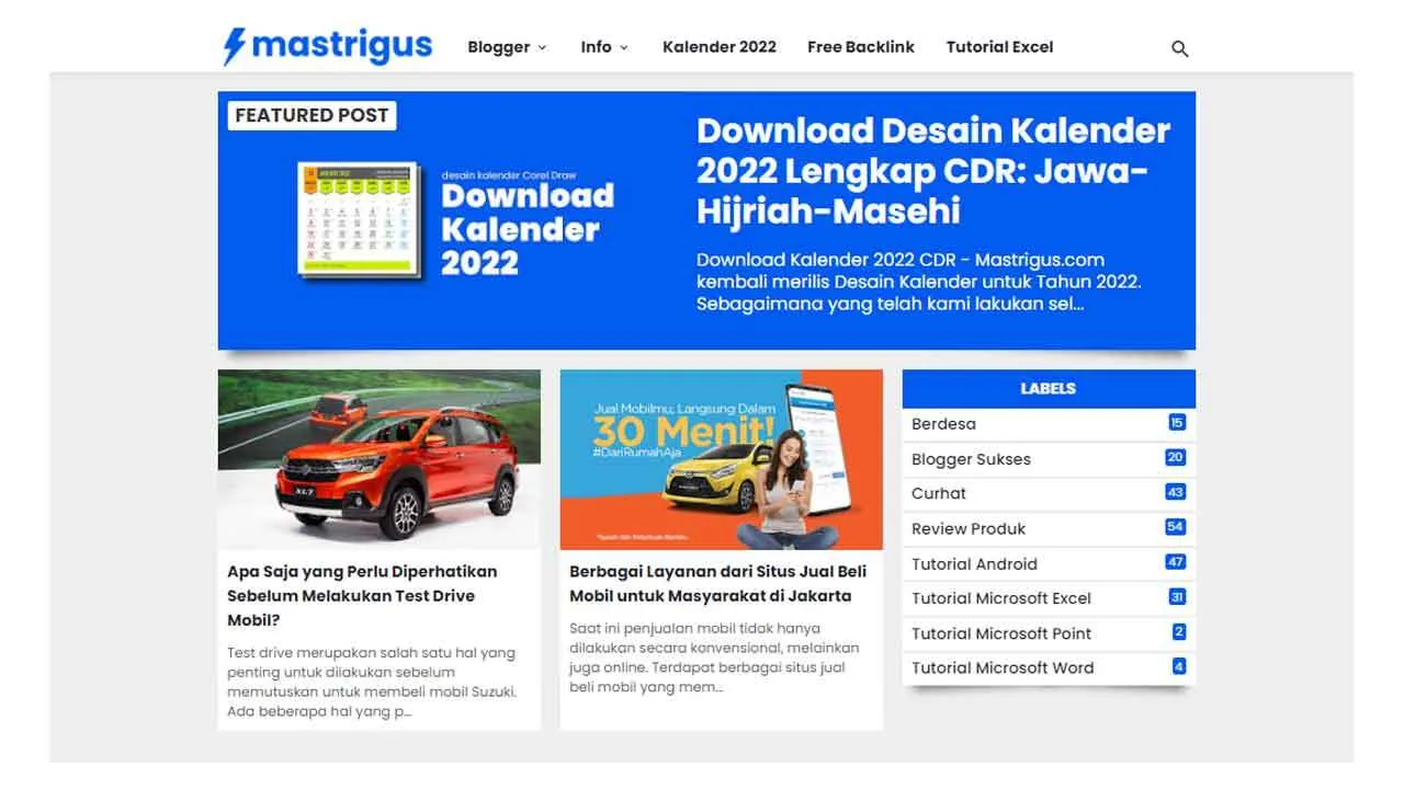 Jasa Edit Template Kompi Flexible AMP dan Non AMP