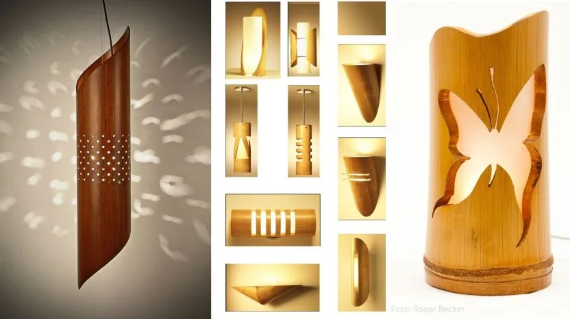 Kumpulan Desain Lampu Hias Dari Bambu Untuk Dekorasi Rumah