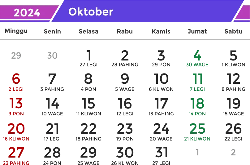 Kalender 2024 PNG Free Download