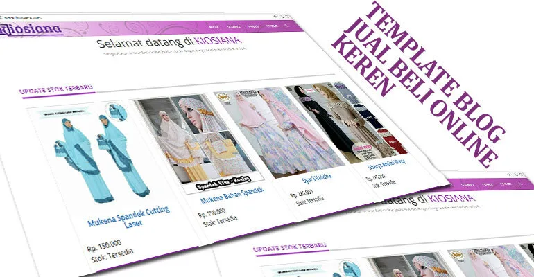 Template Blog Jualan Online Keren Banget