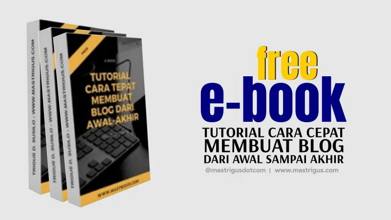 eBook Tutorial Blog Lengkap PDF Untuk Pemula
