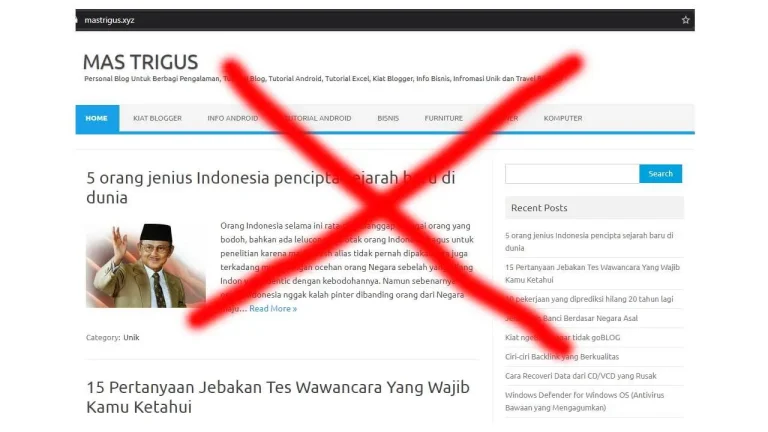 Demi Tuhan, Blog Ini Bukan Milik Mastrigus.com